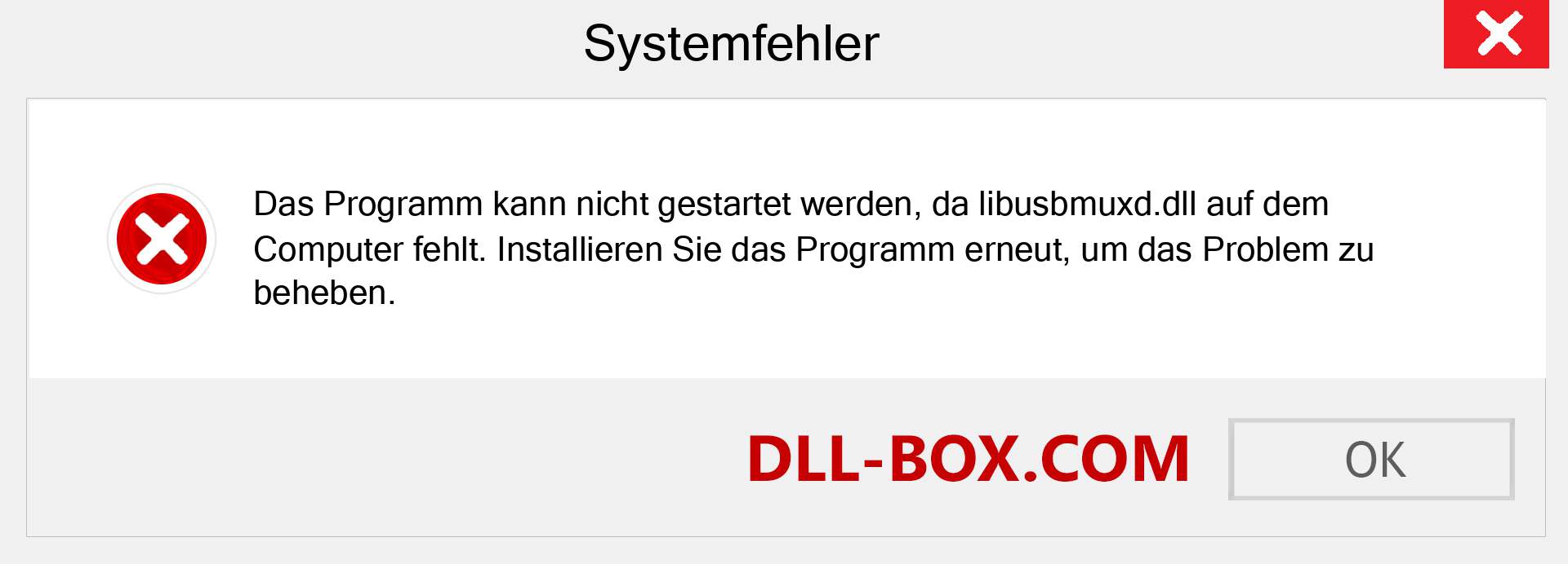 libusbmuxd.dll-Datei fehlt?. Download für Windows 7, 8, 10 - Fix libusbmuxd dll Missing Error unter Windows, Fotos, Bildern