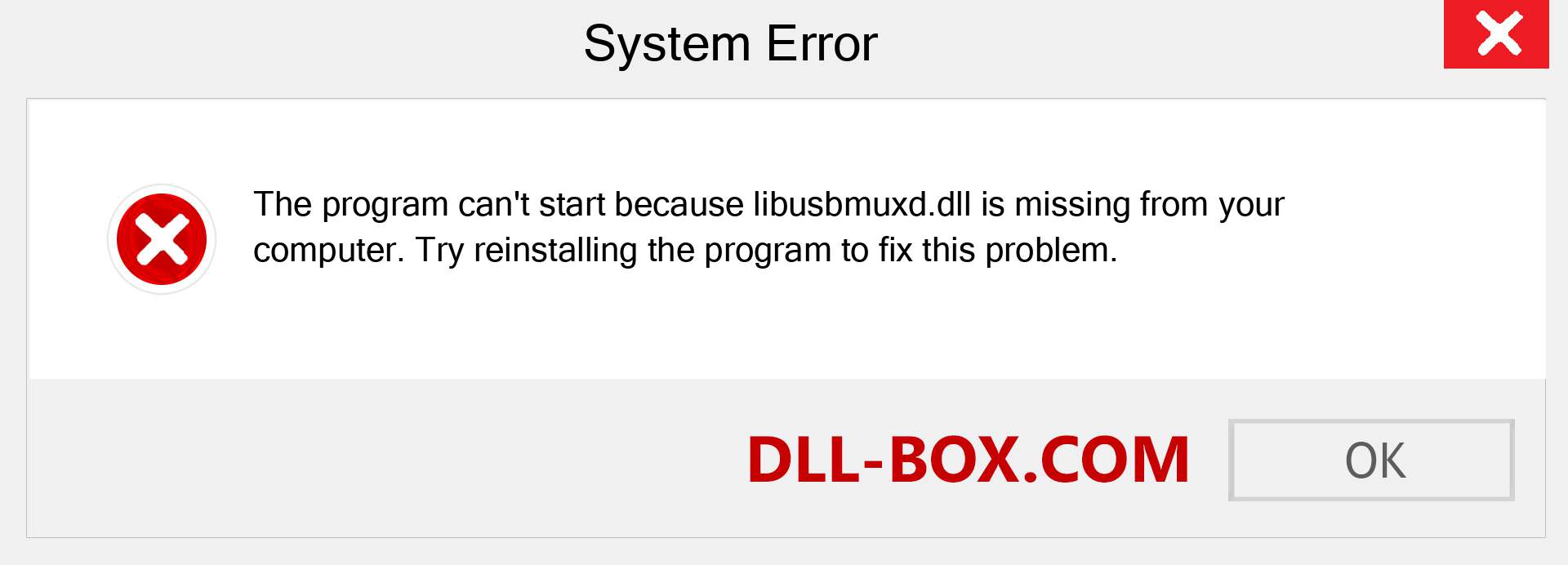  libusbmuxd.dll file is missing?. Download for Windows 7, 8, 10 - Fix  libusbmuxd dll Missing Error on Windows, photos, images