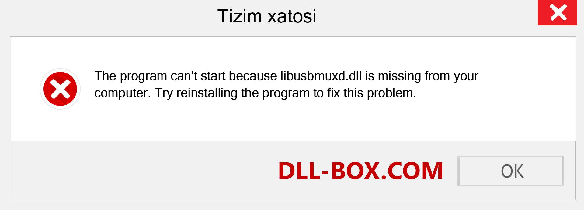 libusbmuxd.dll fayli yo'qolganmi?. Windows 7, 8, 10 uchun yuklab olish - Windowsda libusbmuxd dll etishmayotgan xatoni tuzating, rasmlar, rasmlar